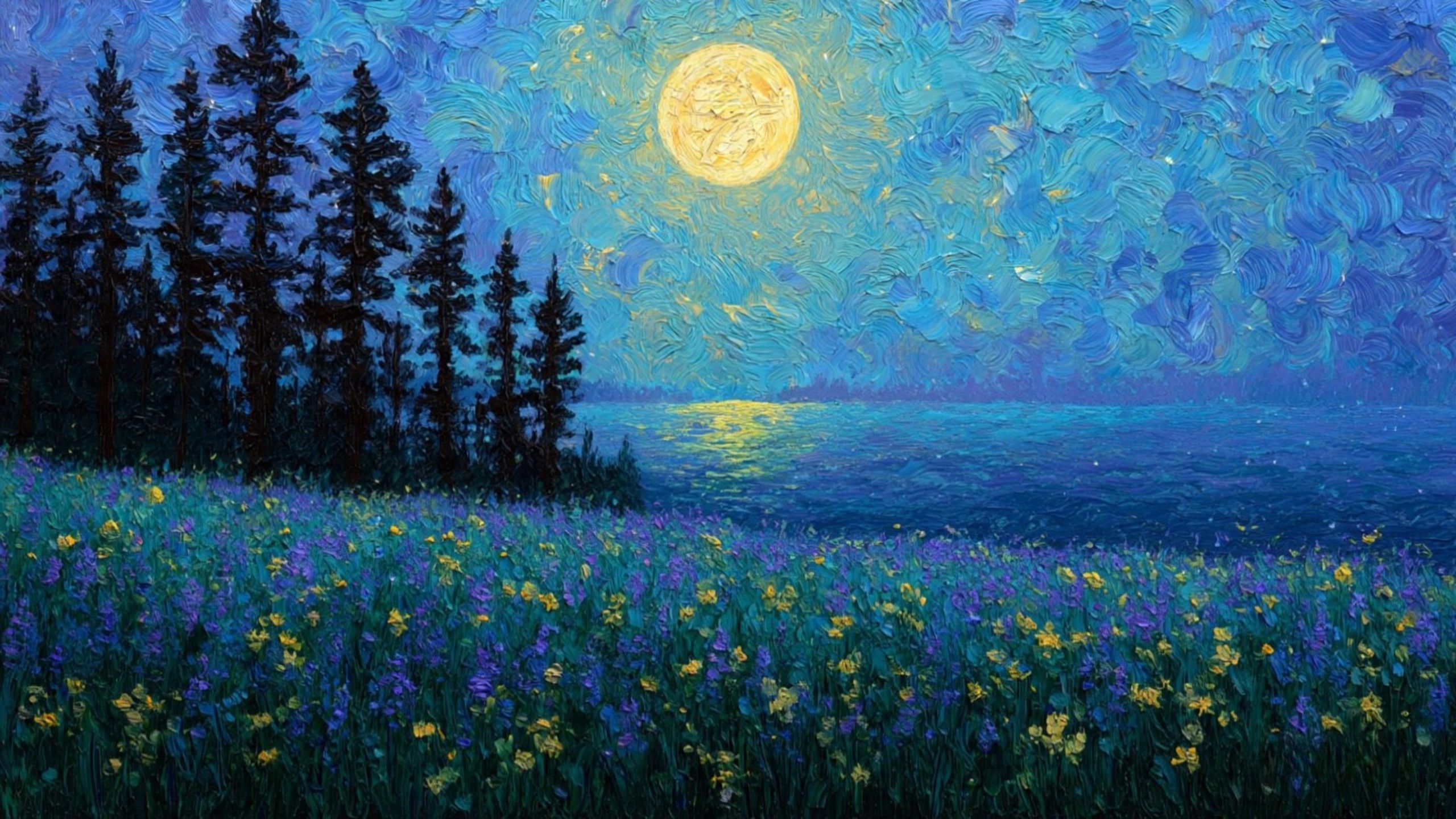 full moon wildflower